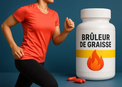 brûleur de graisse : illustration scientifique du mécanisme de thermogenèse et lipolyse