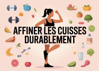 affiner les cuisses durablement femme sportive exercices aliments