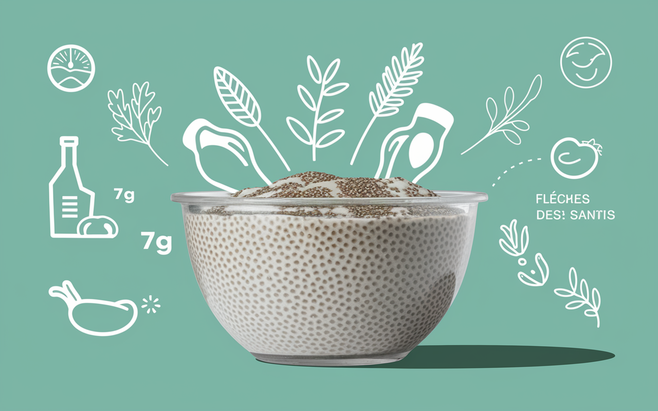 pudding chia et bienfaits graines pour maigrir satiete indiques