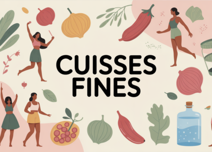 Illustration cuisses fines silhouettes femmes actives bien-être
