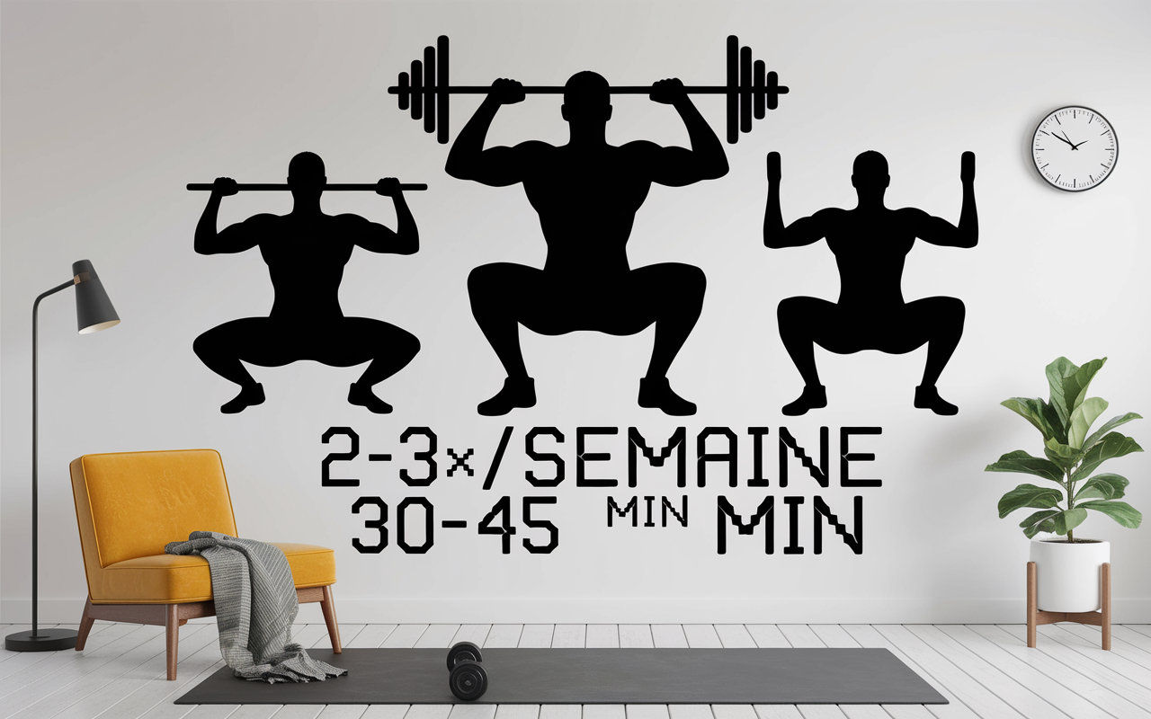 exercices pour affiner les cuisses squats fentes chaise