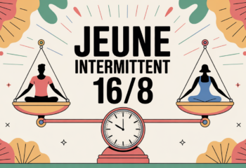 image jeune intermittent 16 8 balance horloge assiettes