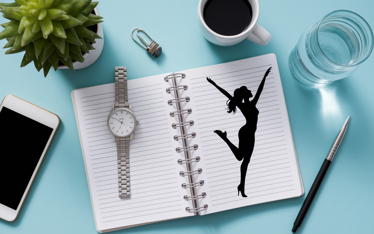 Carnet objectifs debut sport activite physique