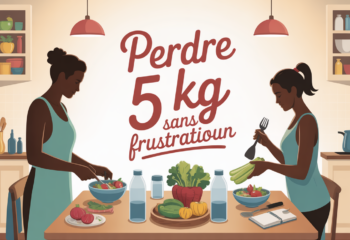 Perdre 5 kg sans frustration scène famille cuisine