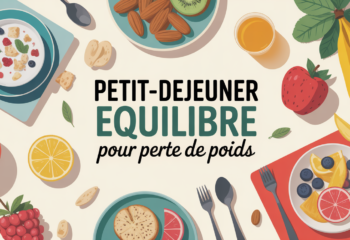 Petit dejeuner equilibre perte de poids bol yaourt flocons avoine fruits