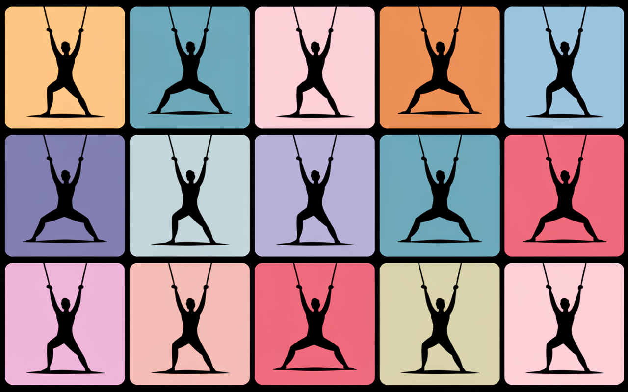 grille 10 exercices trapeze silhouette