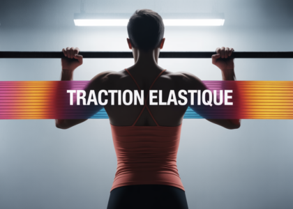 traction elastique avec bande fitness