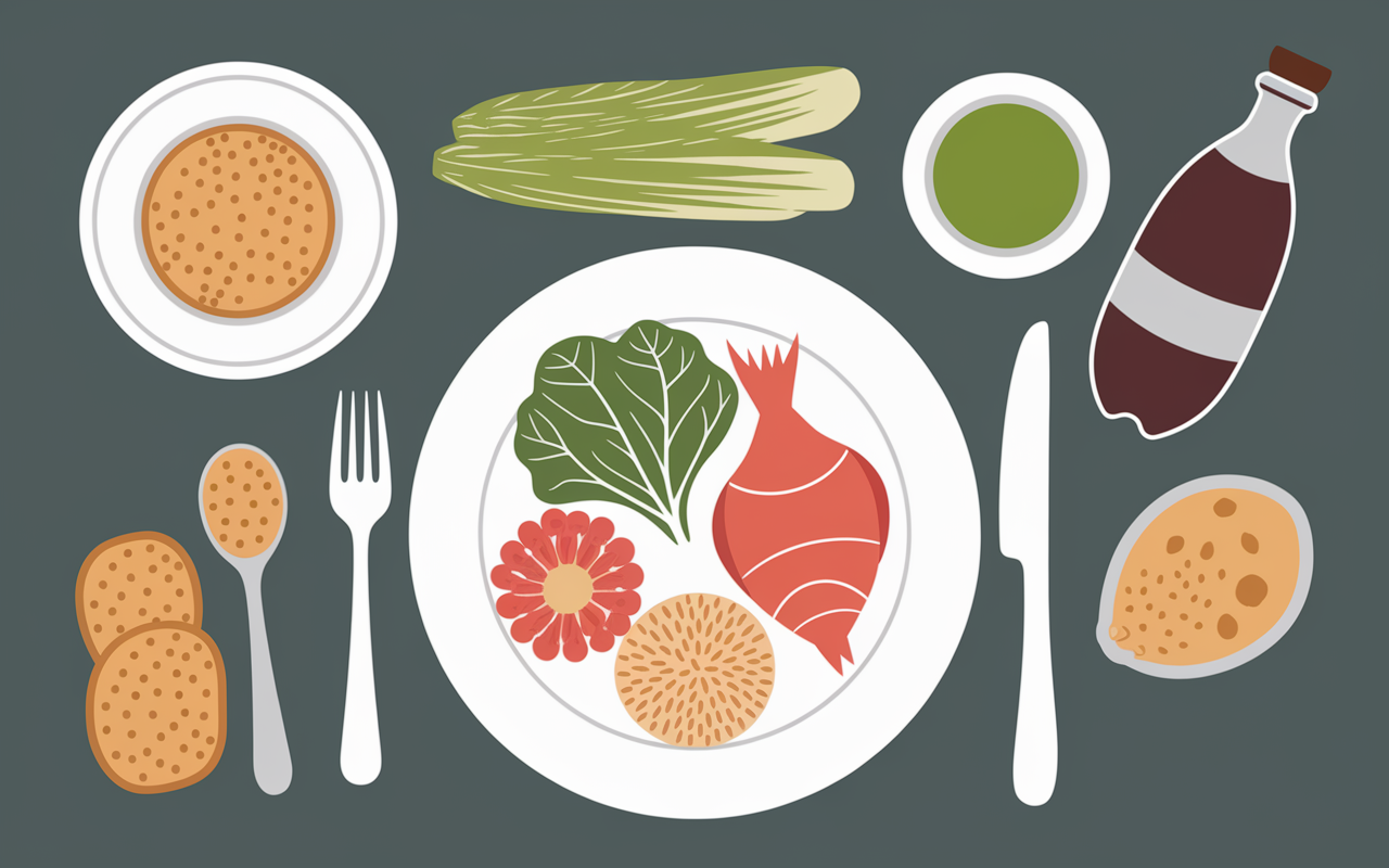 assiette aliments adaptés steatose hepatique