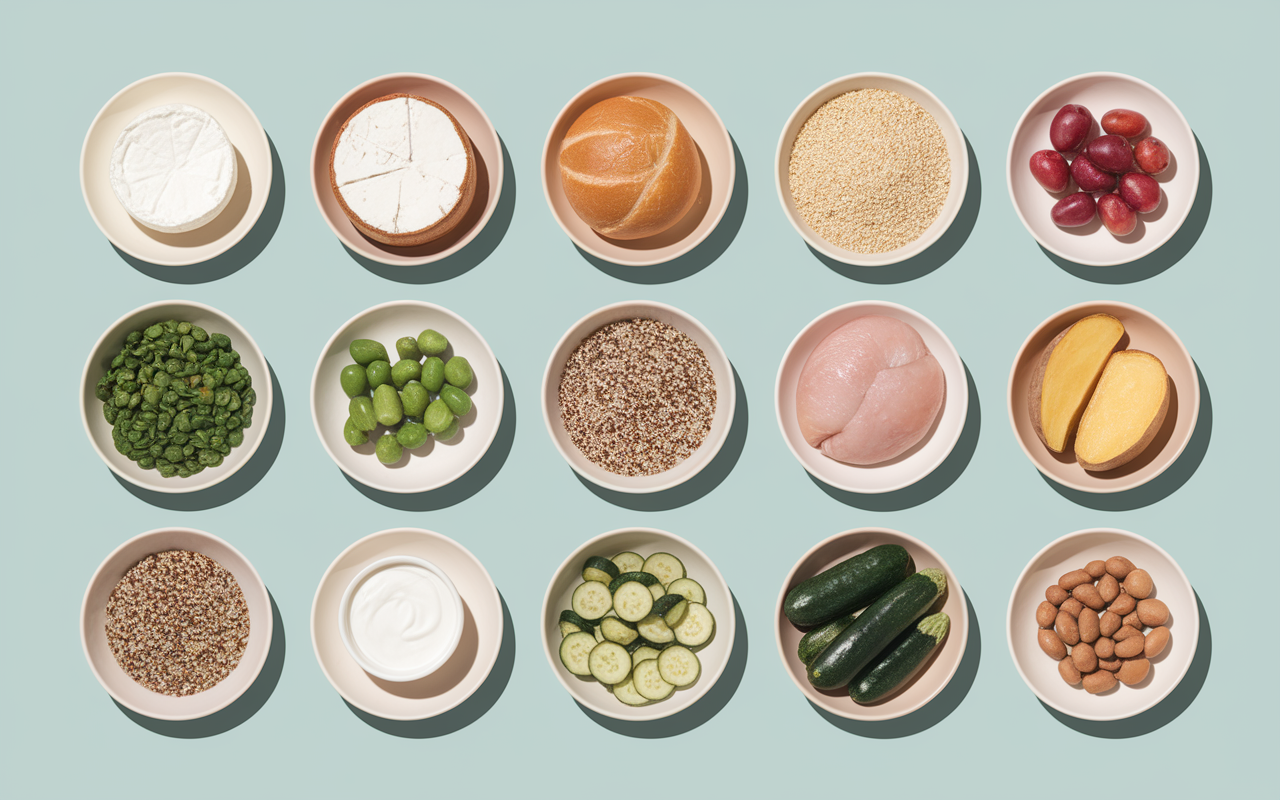 menu type aliments regime Thonon assiette