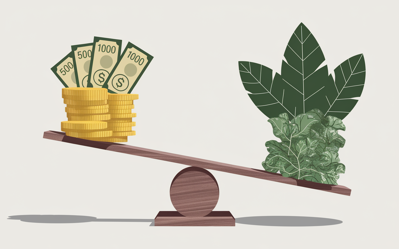 Balance economie ecologie vente de vetements au poids