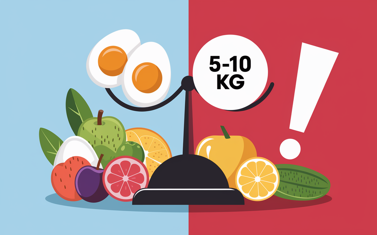 Benefices risques regime oeufs durs 14 jours aliments