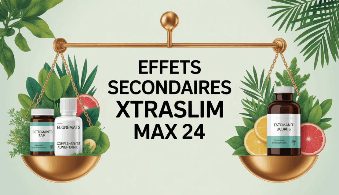 Illustration effets secondaires XtraSlim Max 24 balance et plantes