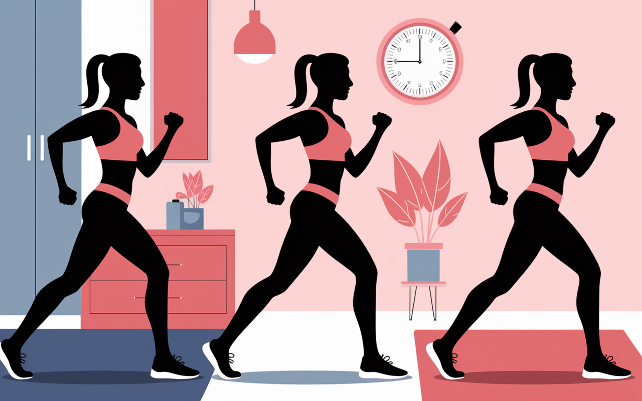 exercices ventre plat 3 jours gainage marche