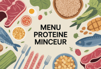 menu proteine minceur plateau avec viandes poissons legumes