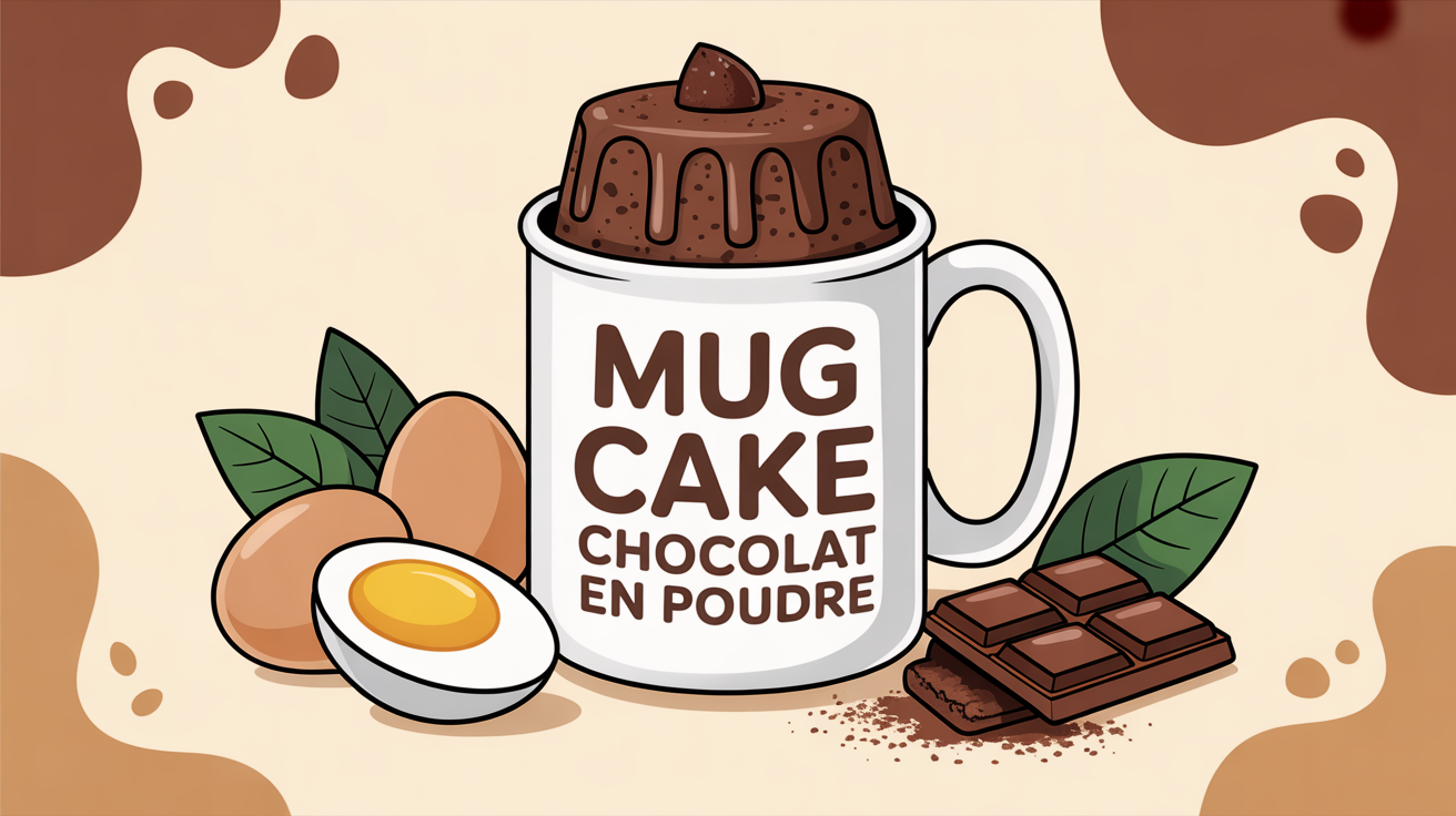 Dessin Recette Mug Cake