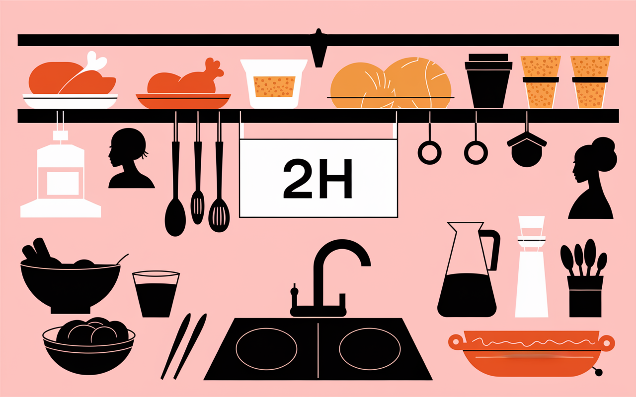 Meal prep efficace menu hyperprotéiné en cuisine