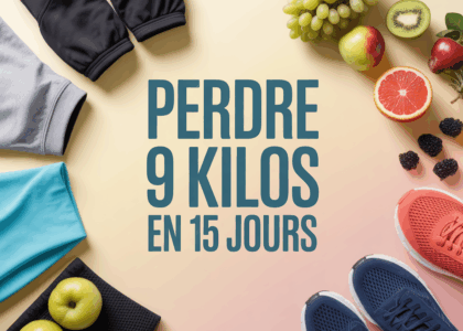 Balance, vetements de sport et fruits pour perdre 9 kilos rapidement