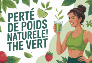 perte de poids naturelle the vert femme boit the illustration