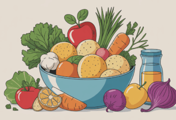 Assiette colorée pomme de terre vapeur régime