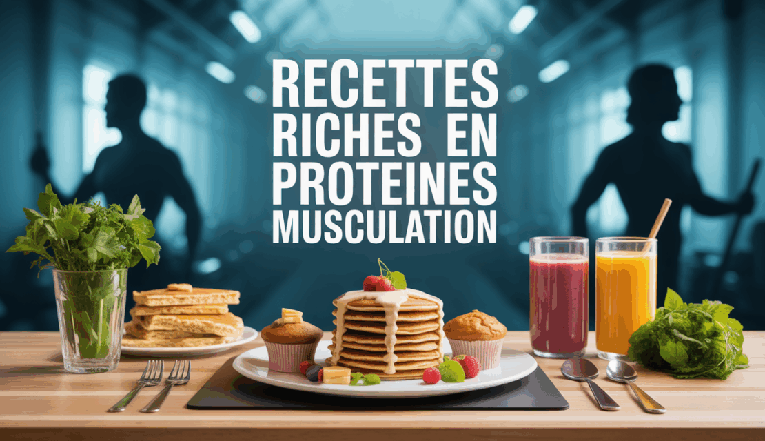 table sportive avec recettes proteines musculation