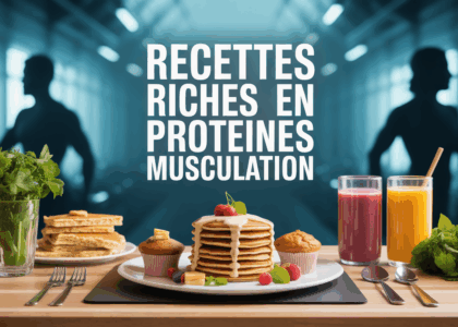 table sportive avec recettes proteines musculation