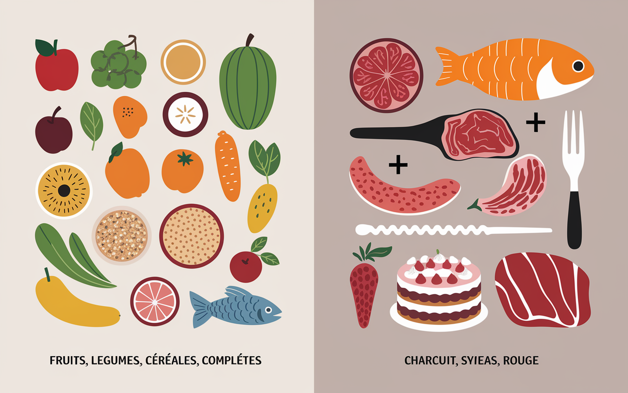 Table aliments anti-inflammatoires pro-inflammatoires