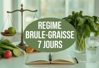 Régime brûle-graisse 7 jours balance légumes motivation