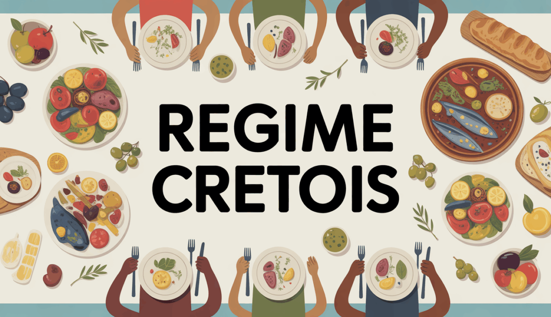 table repas partage mediterraneen regime cretois