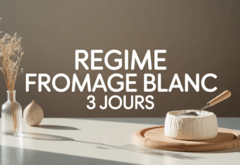 table minimaliste avec bol de fromage blanc et balance