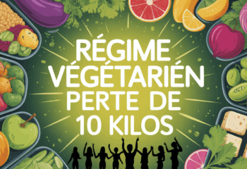 Assiette coloree regime vegetarien perte 10 kilos legumes cereales tofu