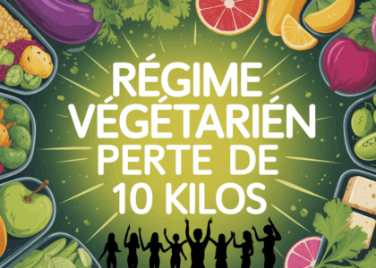 Assiette coloree regime vegetarien perte 10 kilos legumes cereales tofu