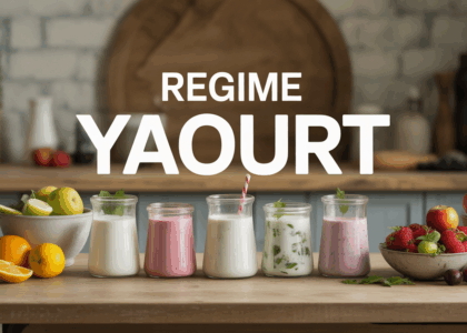 assortiment yaourts fruits céréales regime yaourt