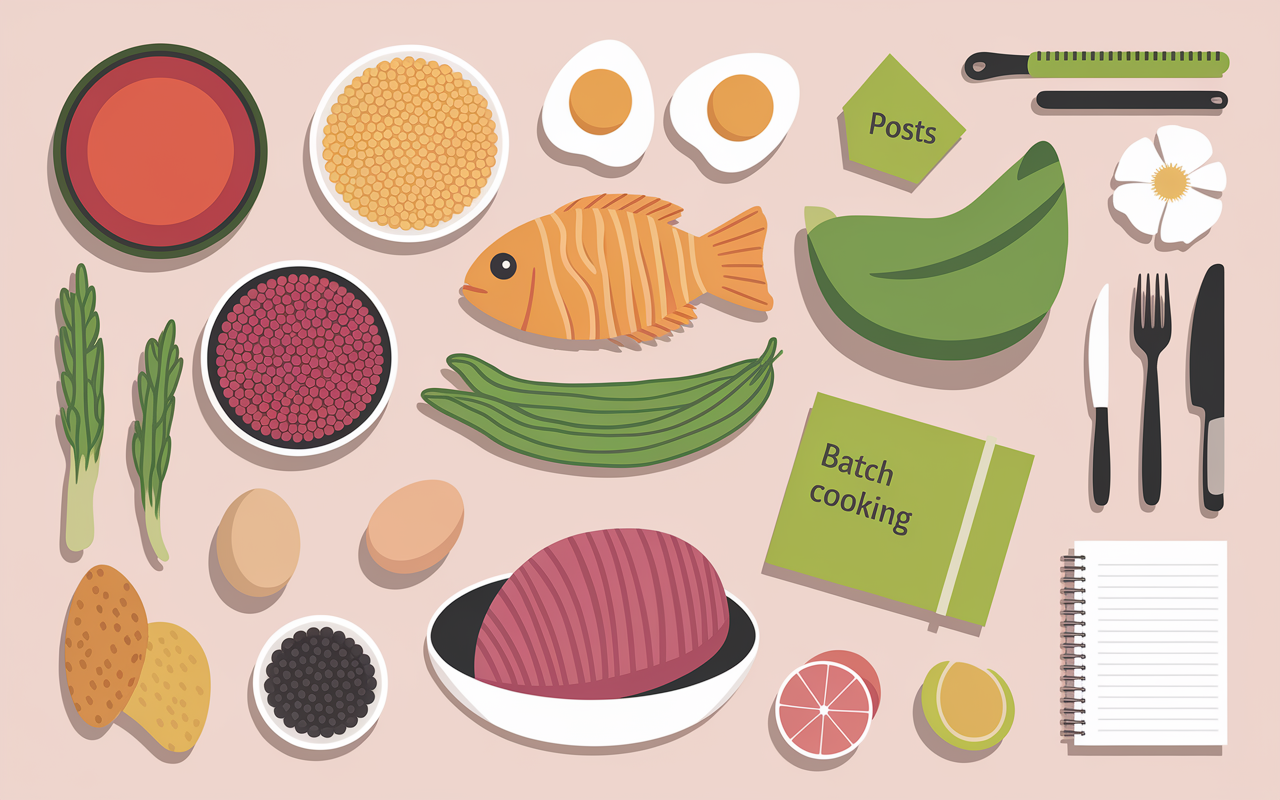 repas minceur pas cher legumes lentilles oeufs cuisine batch cooking