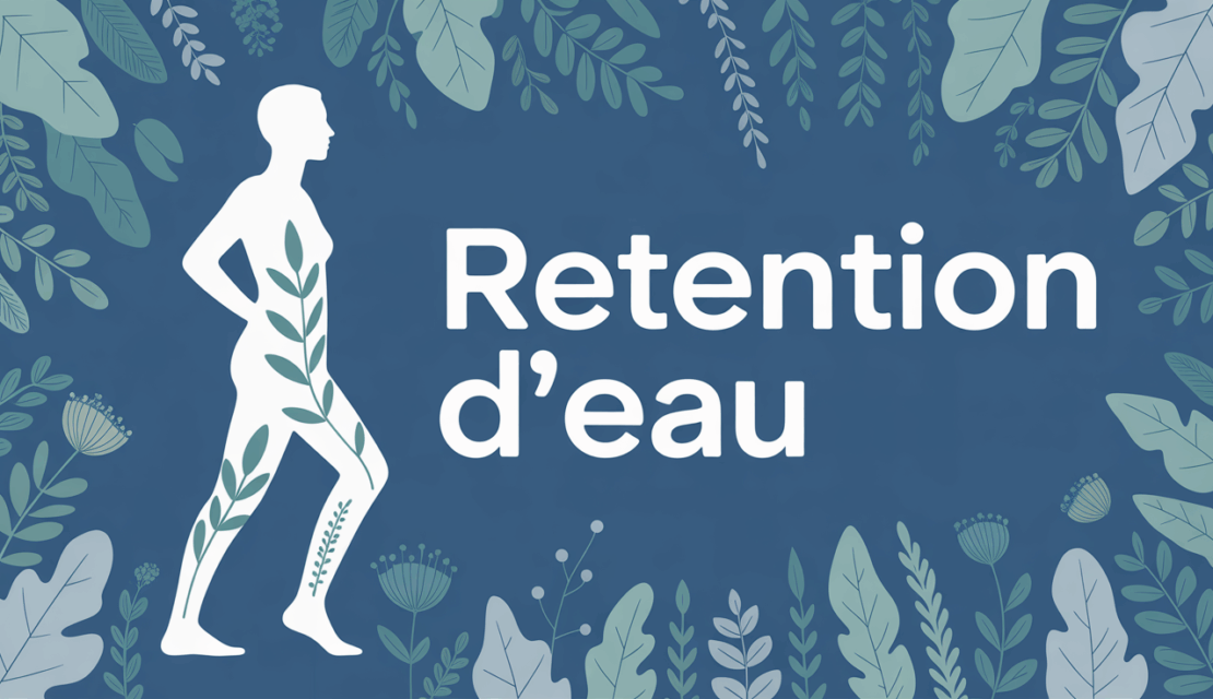 Rétention d’eau jambes chevilles illustration plantes