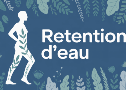 Rétention d’eau jambes chevilles illustration plantes