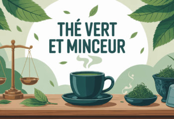 the vert et minceur sur table zen tasse the fumant balance metre