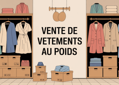 vente de vetements au poids illustration dressing eco cartons
