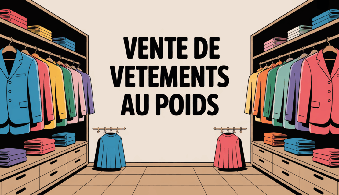 Dressing range vente de vetements au poids