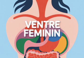 Schéma buste féminin et organes abdominaux
