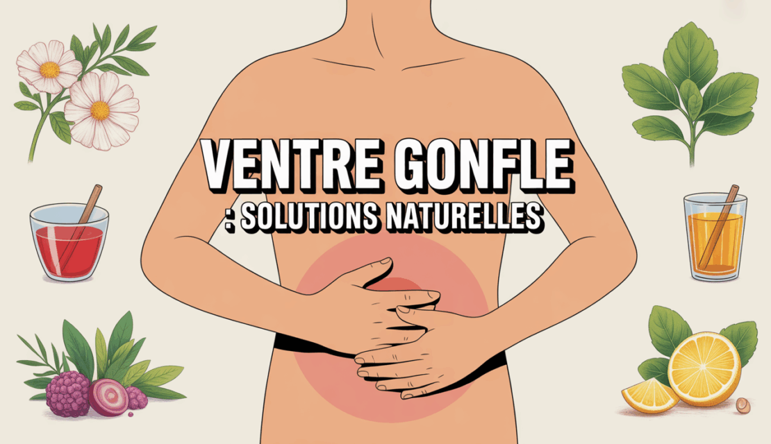 image ventre gonfle solutions naturelles