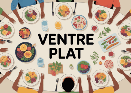 table batch cooking ventre plat hydratation