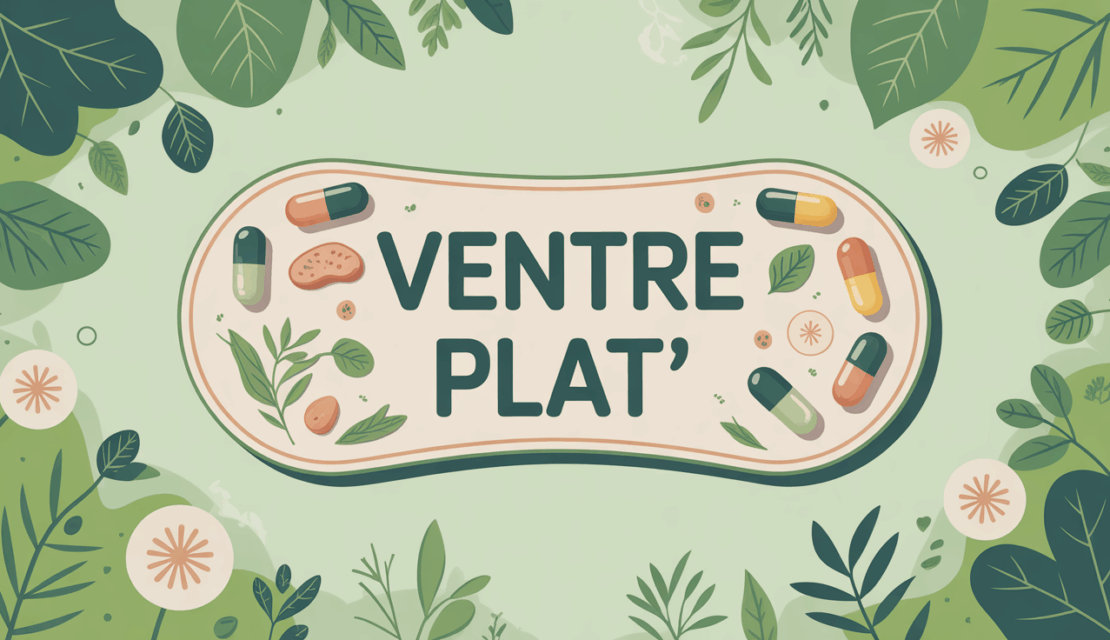 vue ventre plat stylise complements capsules digestion