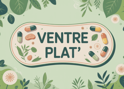 vue ventre plat stylise complements capsules digestion