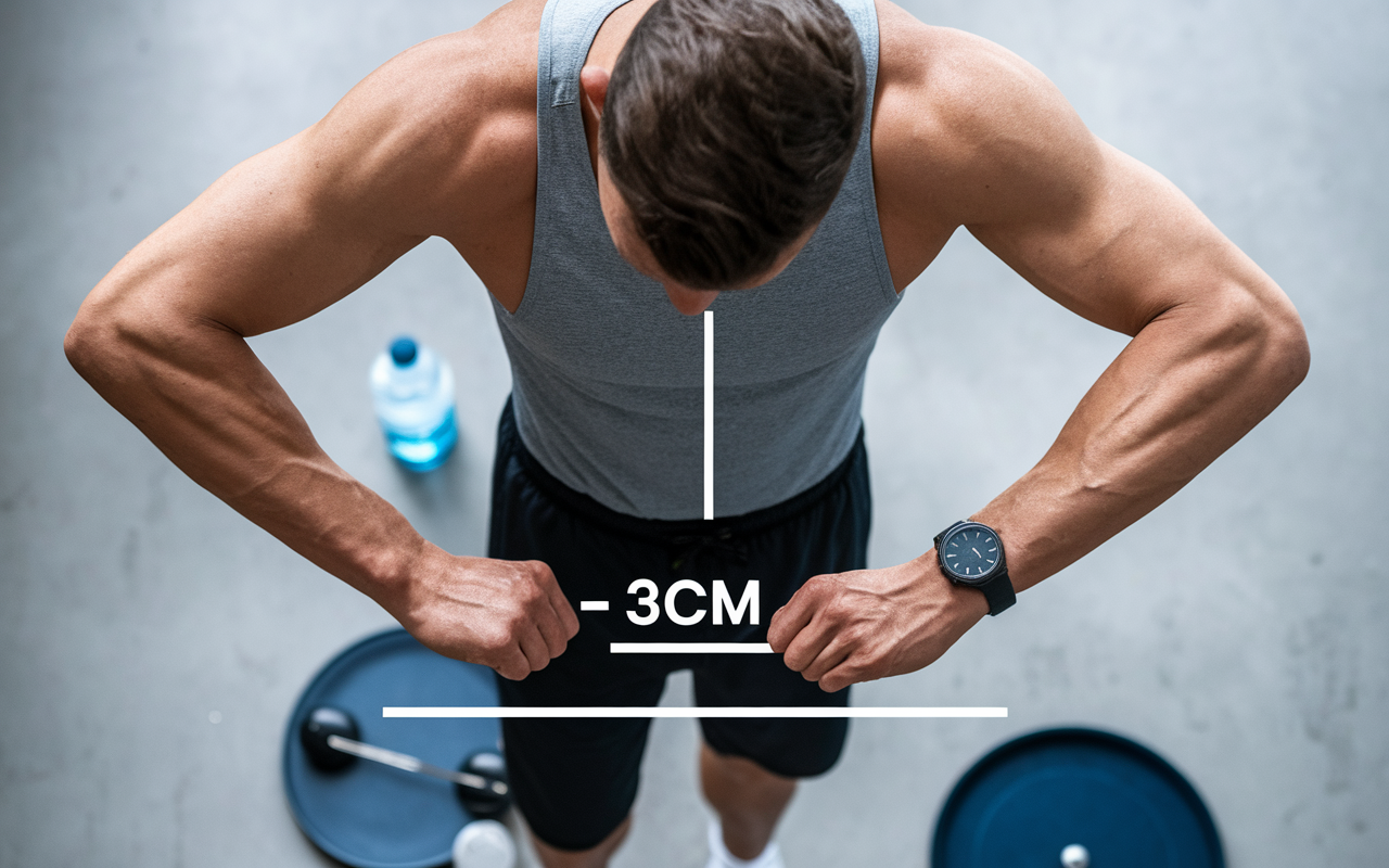 homme sport exercices hiit cardio infographie perte ventre