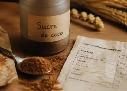 Sucre fleur de coco danger : alternative saine ? Danger masqué et informations IG.