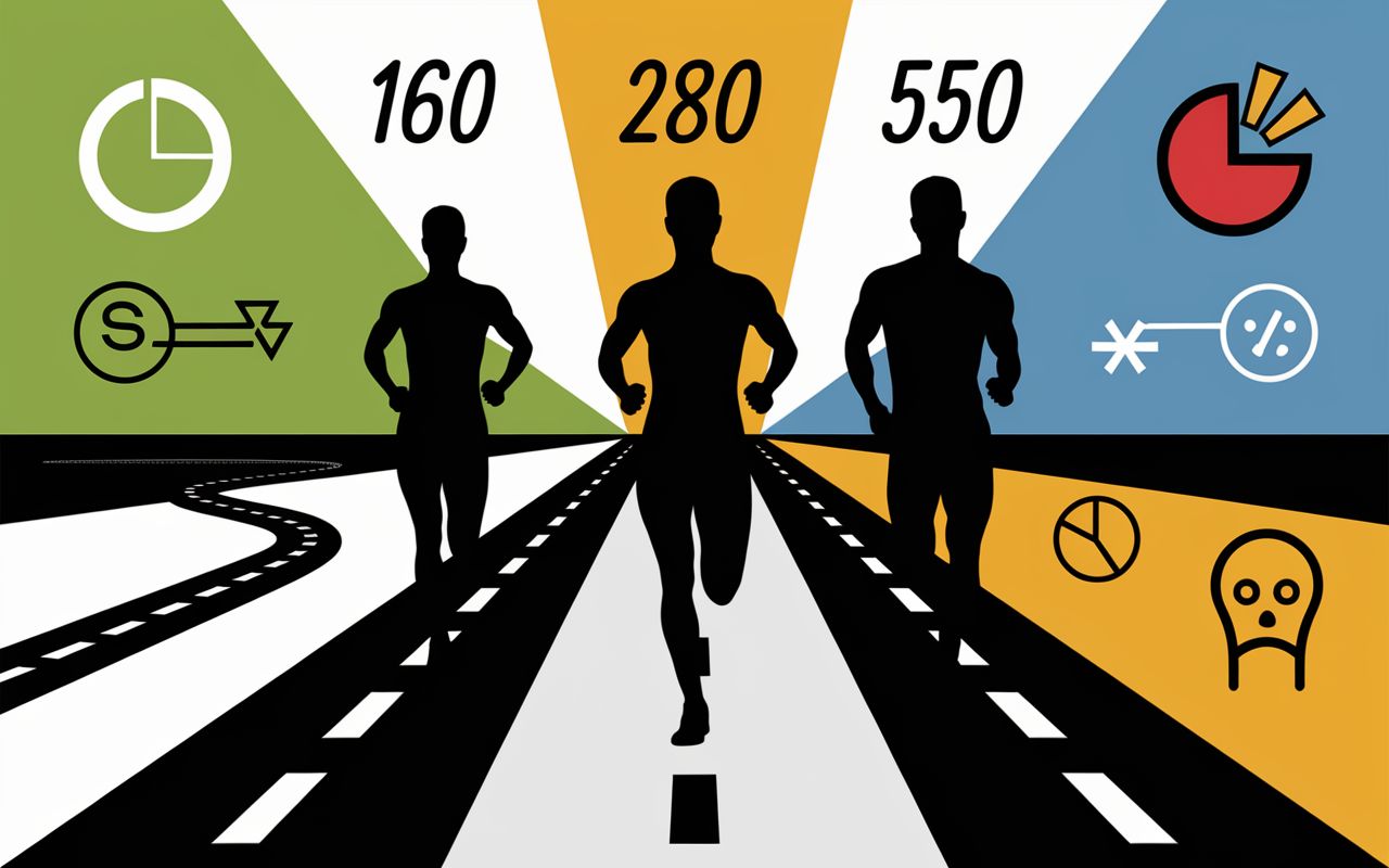 Tableau 1h de marche calorie chiffres et silhouettes